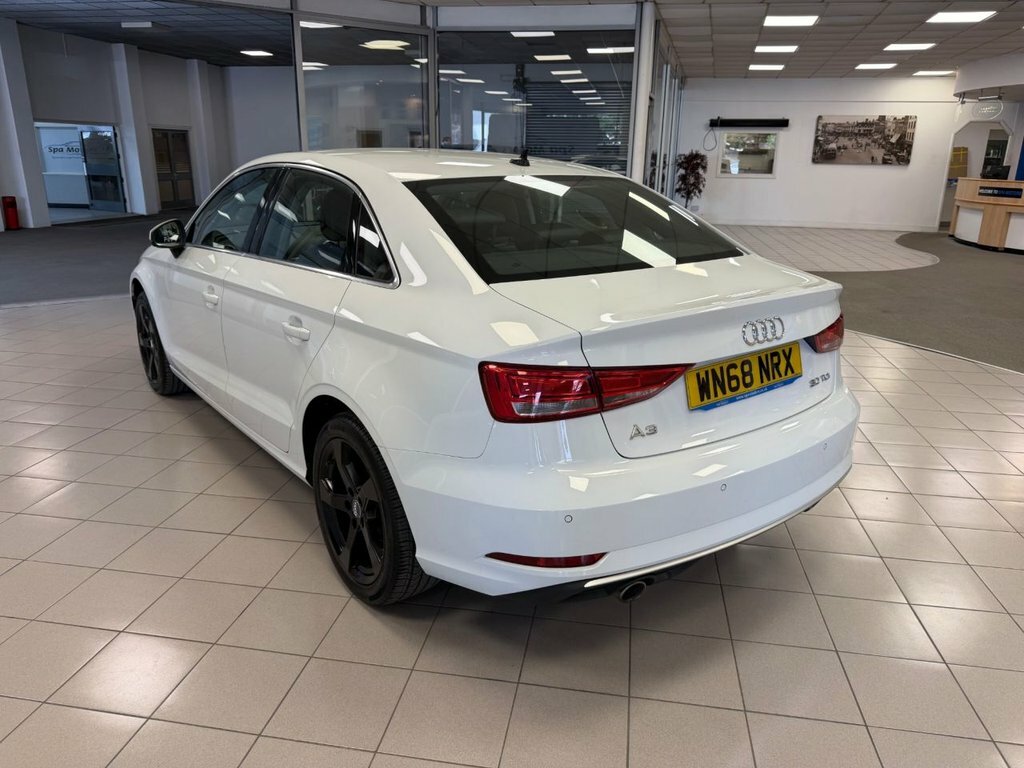 Audi A3 Saloon WN68VRX White #5