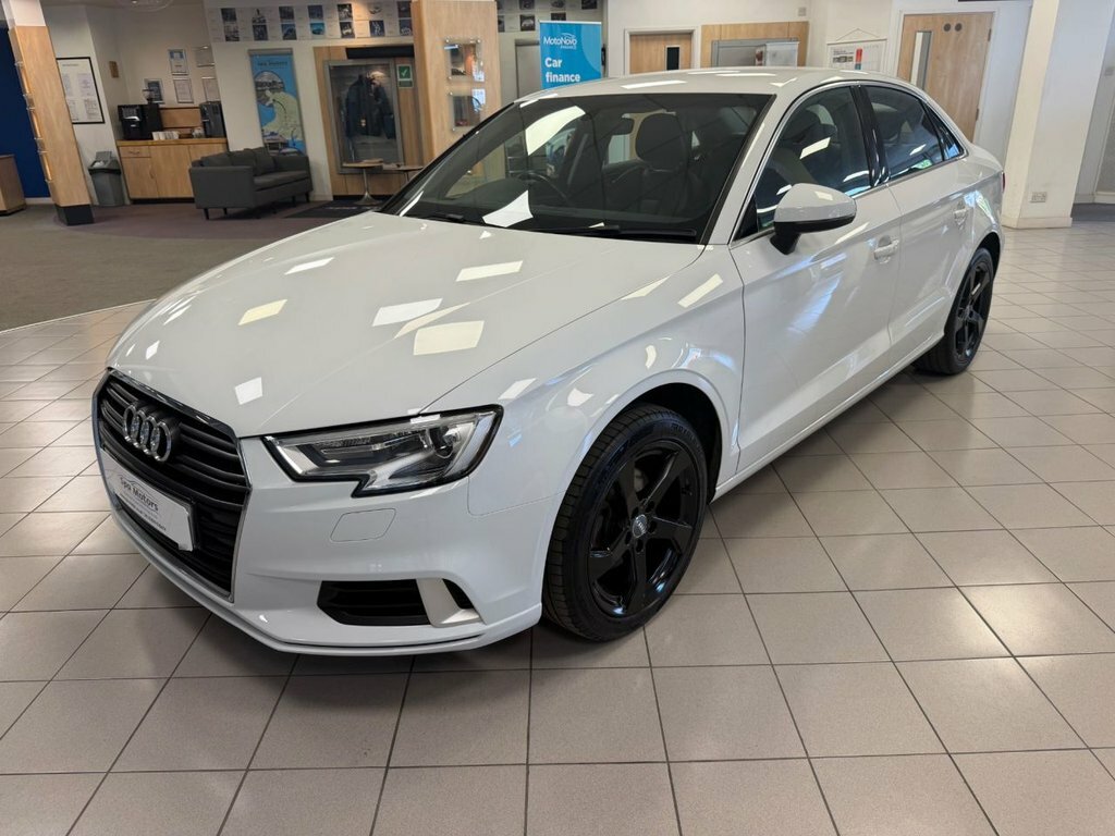 Audi A3 Saloon WN68VRX White #3