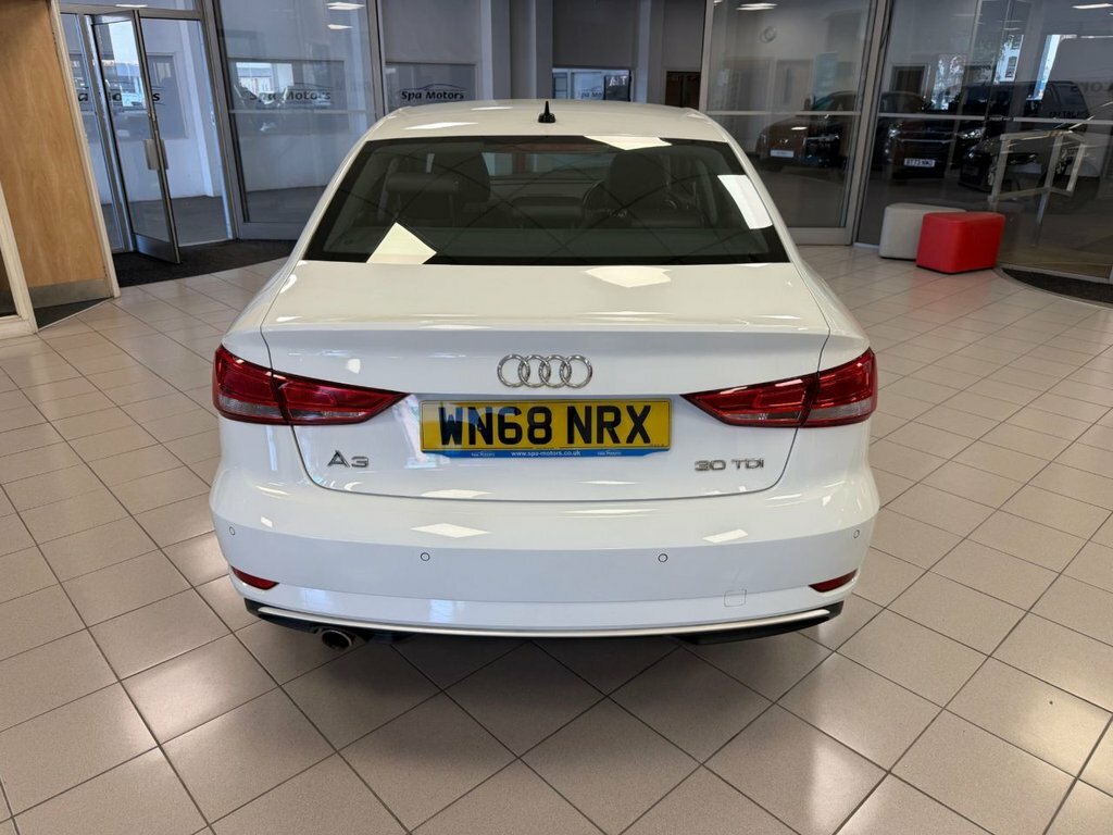 Audi A3 Saloon WN68VRX White #6