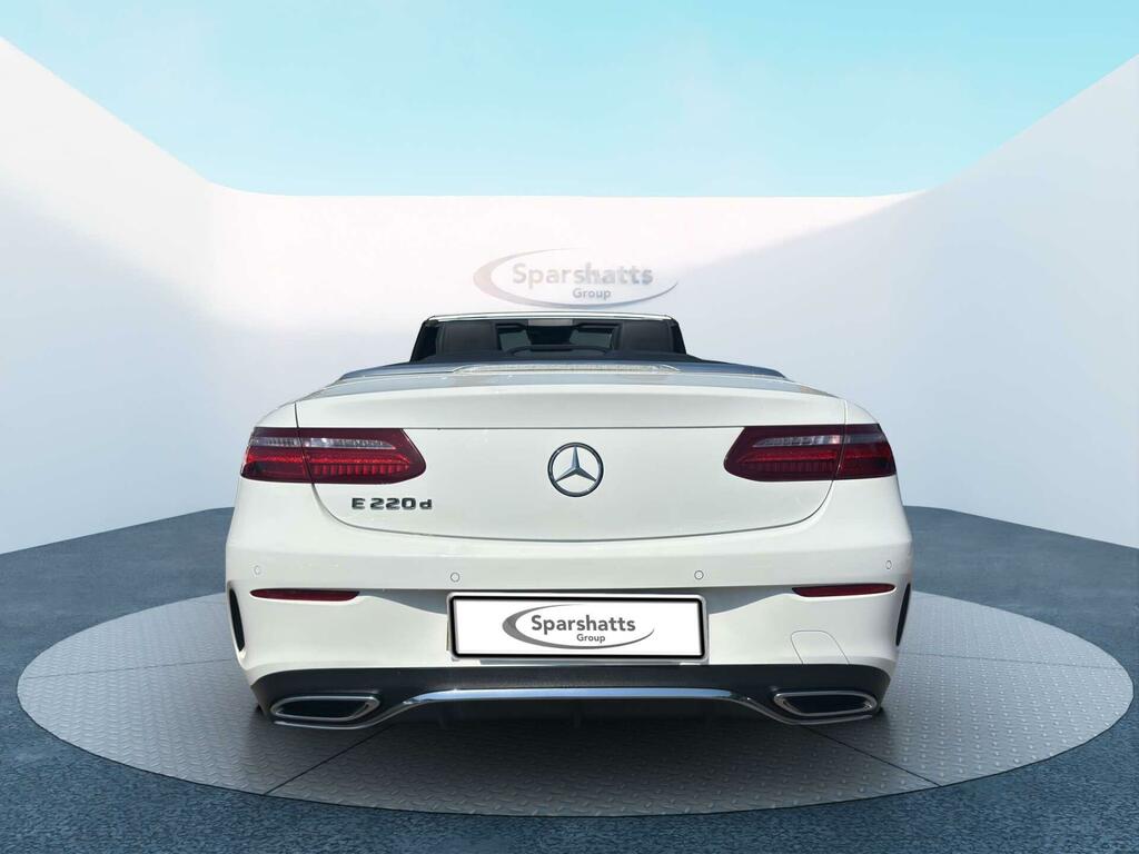 Mercedes-Benz E Class 2.0 E220d Amg Line Premium Cabriolet G-tronic E White #6