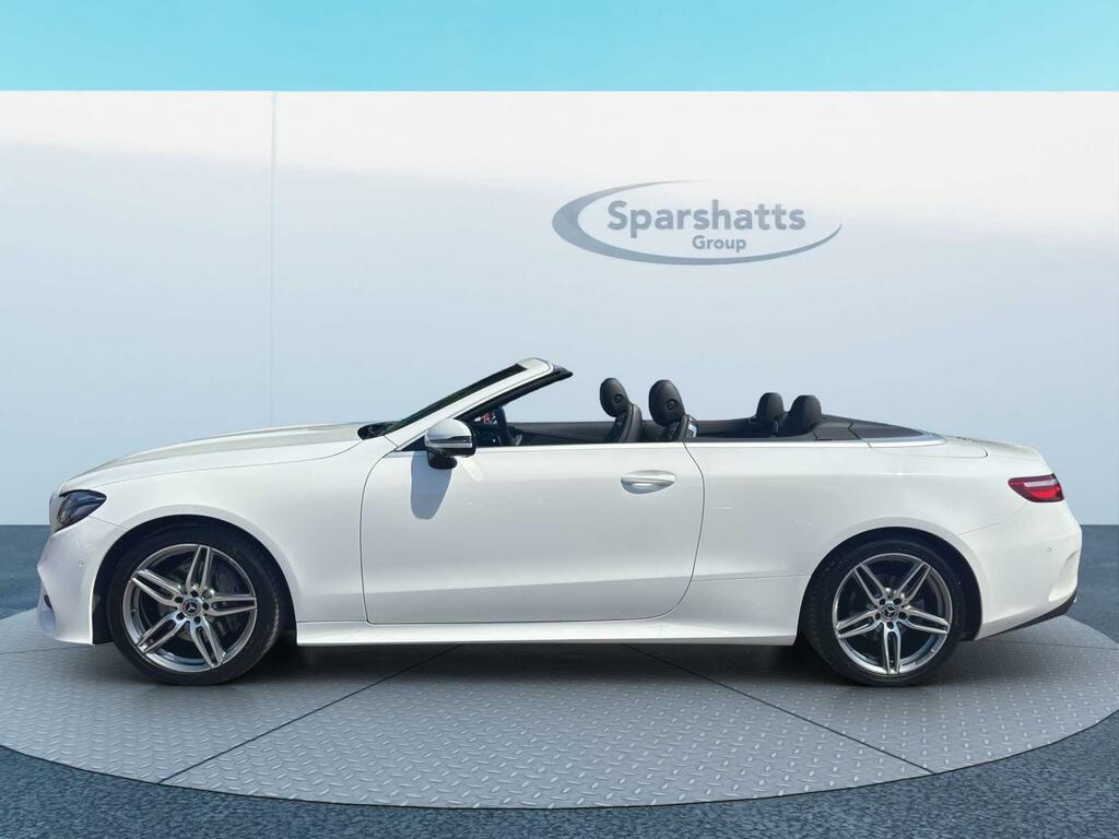 Mercedes-Benz E Class 2.0 E220d Amg Line Premium Cabriolet G-tronic E White #4