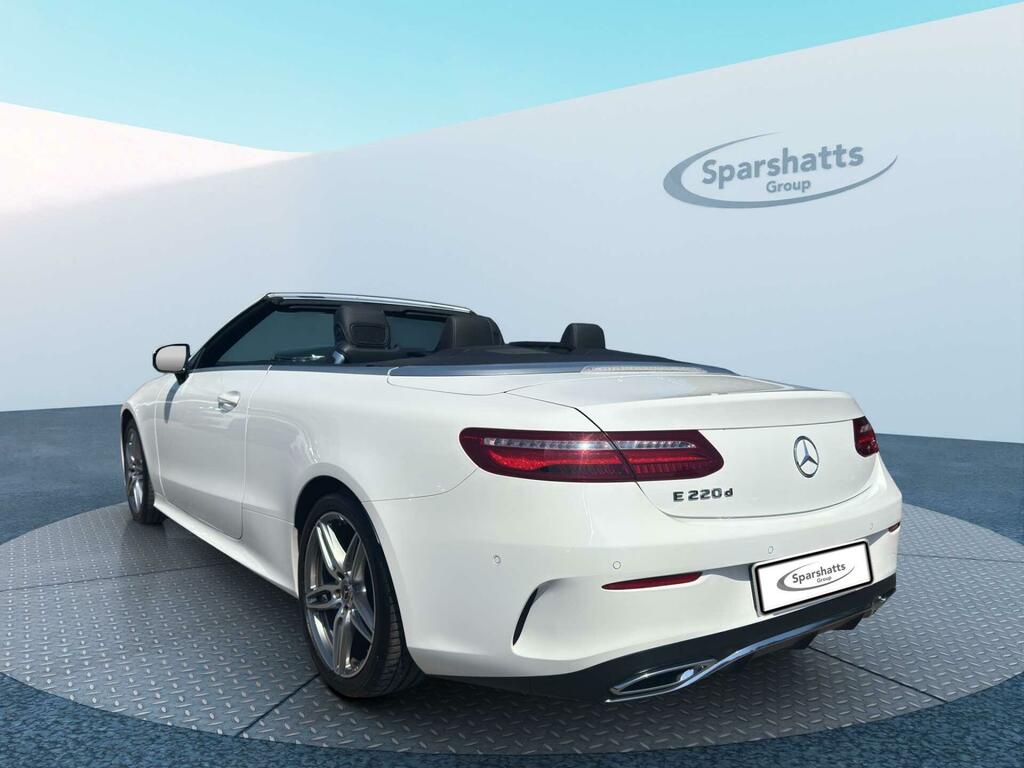 Mercedes-Benz E Class 2.0 E220d Amg Line Premium Cabriolet G-tronic E White #5