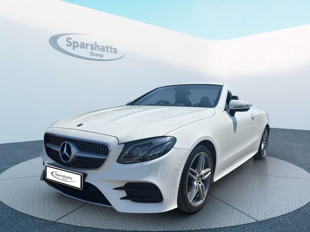 Mercedes-Benz E Class 2.0 E220d Amg Line Premium Cabriolet G-tronic E White #3