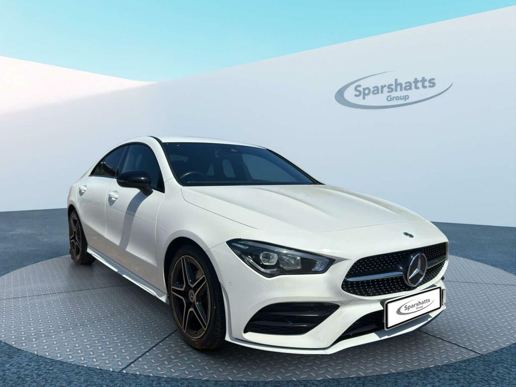 Mercedes-Benz CLA Class 1.3 Cla180 Amg Line Executive Coupe 7G-dct Euro White
