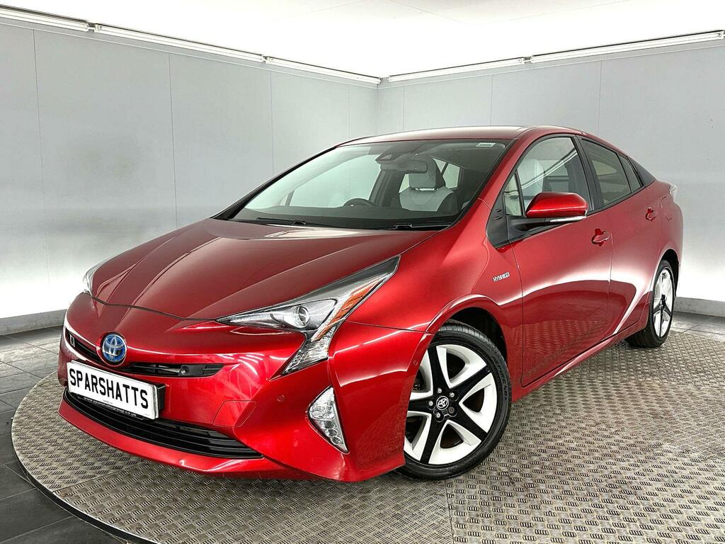 Toyota Prius 1.8 Vvt-h Excel Cvt Euro 6 Ss 15In Alloy Red #5