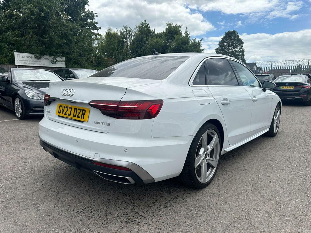 Audi A4 S Line White #3