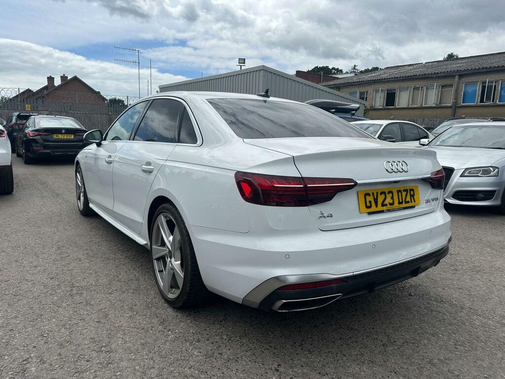 Audi A4 S Line White #2