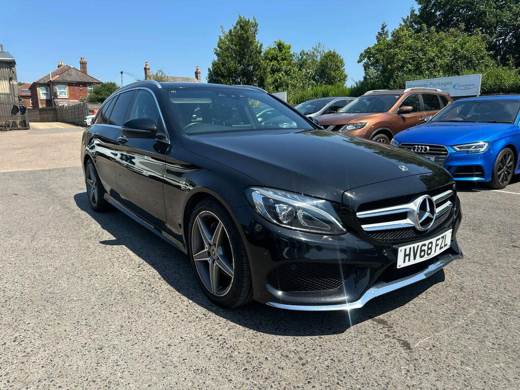 Mercedes-Benz C Class 2.0 C200 Amg Line Premium G-tronic Euro 6 Ss Black