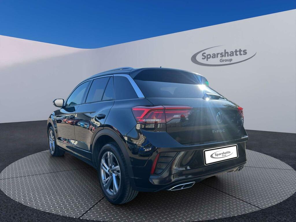 Volkswagen T-Roc 1.5 Tsi R-line Dsg Euro 6 Ss AJ73HLH Black #5