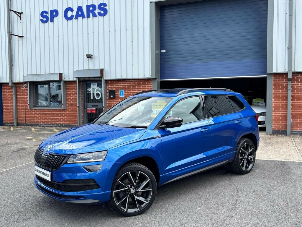 Skoda Karoq Suv 2.0 Tsi Sportline Dsg 4Wd Euro 6 Ss Blue