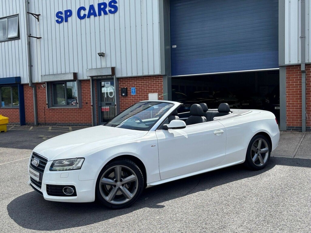 Audi A5 Convertible 2.0 Tfsi S Line Euro 5 Ss White
