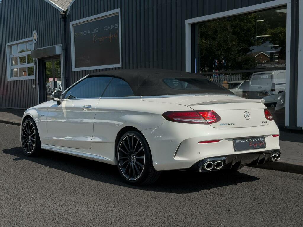 Mercedes-Benz C Class 3.0 C43 V6 Amg Premium Plus Cabriolet G-tronic White #2