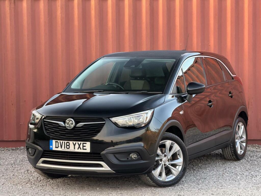 Vauxhall Crossland X 1.6 Turbo D Tech Line Nav Euro 6 Ss DV18YXE Black