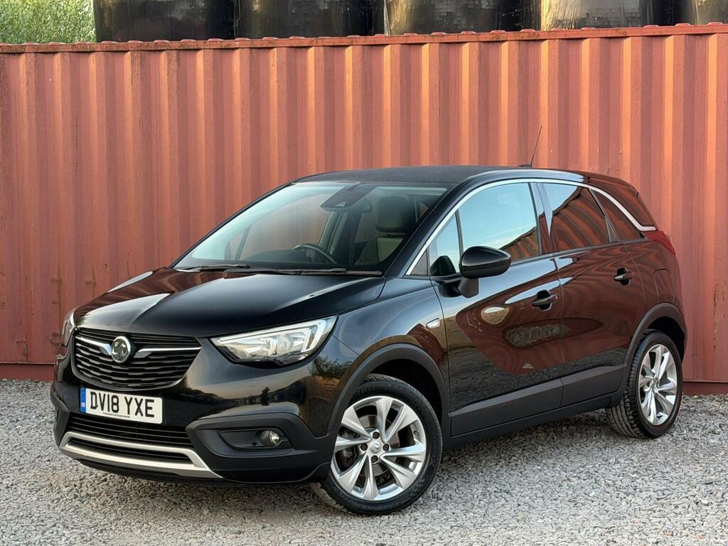 Vauxhall Crossland X 1.6 Turbo D Tech Line Nav Euro 6 Ss DV18YXE Black #2