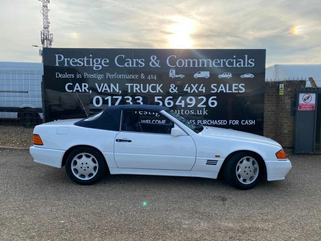 Mercedes-Benz S Class 300 Sl 3.0 Convertible Cabriolet 147K Cl White #3