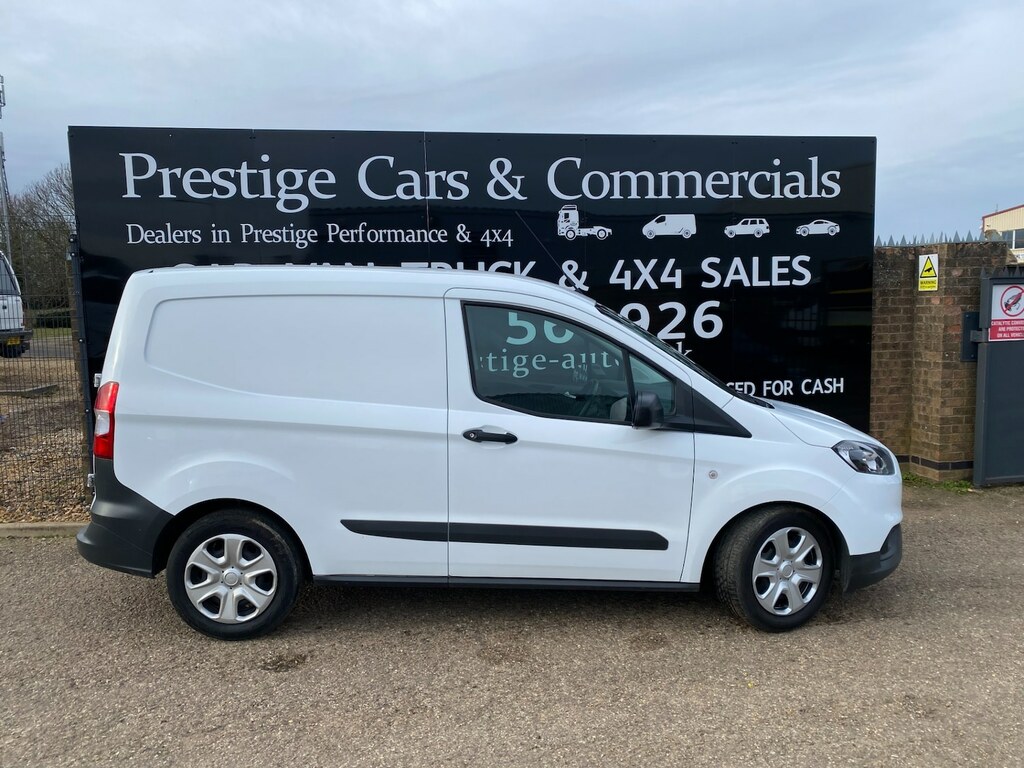 Ford Transit Courier 1.5 Tdci Trend 75Ps Small Panel Van 1 Plc Owner 76 EA70FSX White #3
