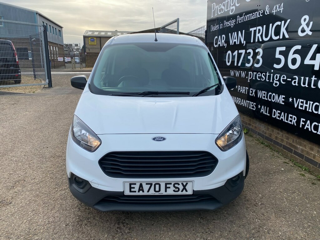 Ford Transit Courier 1.5 Tdci Trend 75Ps Small Panel Van 1 Plc Owner 76 EA70FSX White #2