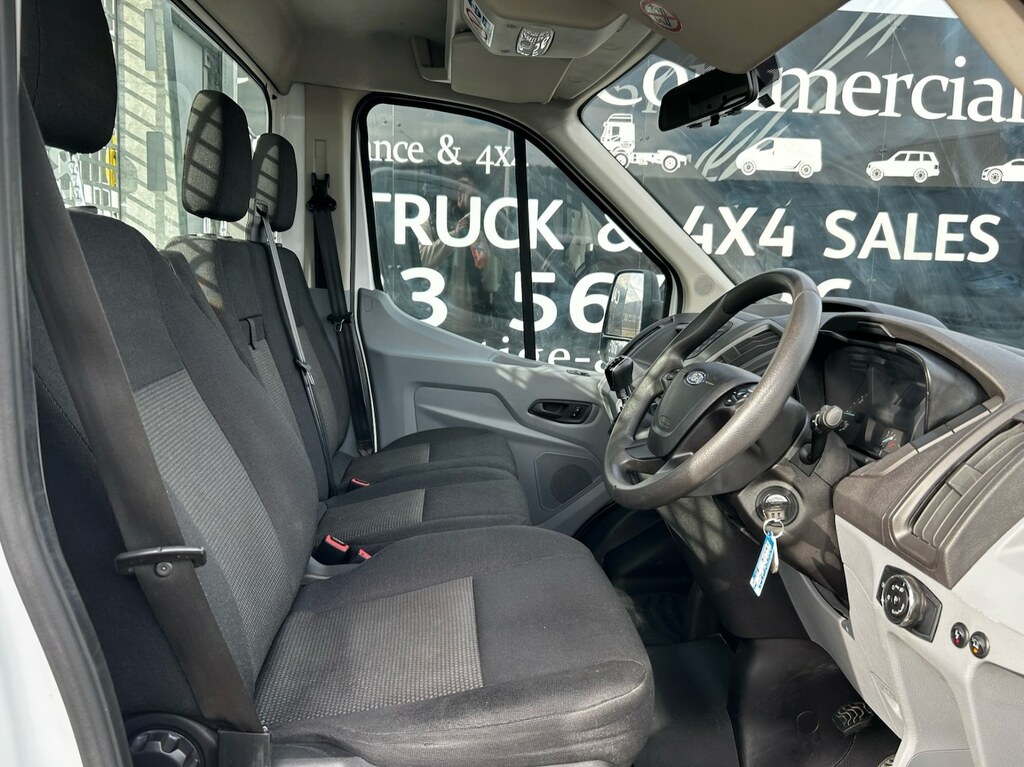 Ford Transit Custom 350 2.0 Tdci 130Ps L4 Xlwb Dropside Pick Up Tail L MM66HNL White #4