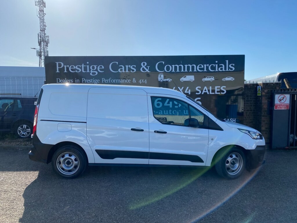 Ford Transit Connect 240 1.5 Tdci 100Ps L2 Lwb Panel Van 49K Fsh Ac Rea YC20ETJ White #2