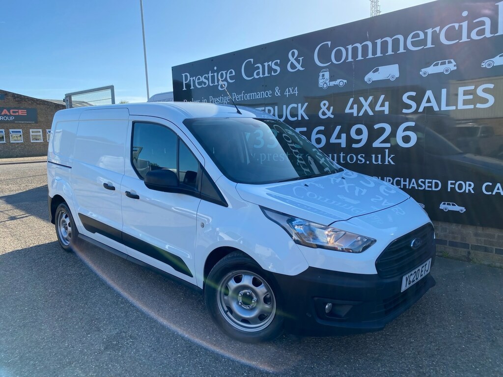 Ford Transit Connect 240 1.5 Tdci 100Ps L2 Lwb Panel Van 49K Fsh Ac Rea White