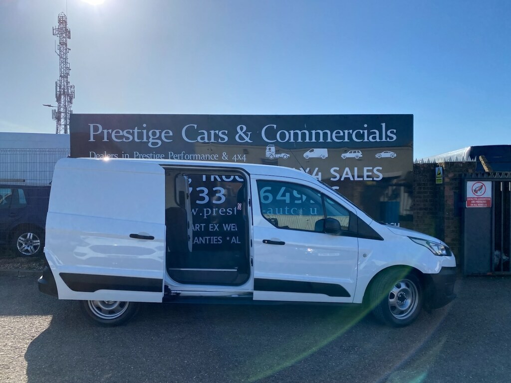Ford Transit Connect 240 1.5 Tdci 100Ps L2 Lwb Panel Van 49K Fsh Ac Rea YC20ETJ White #3