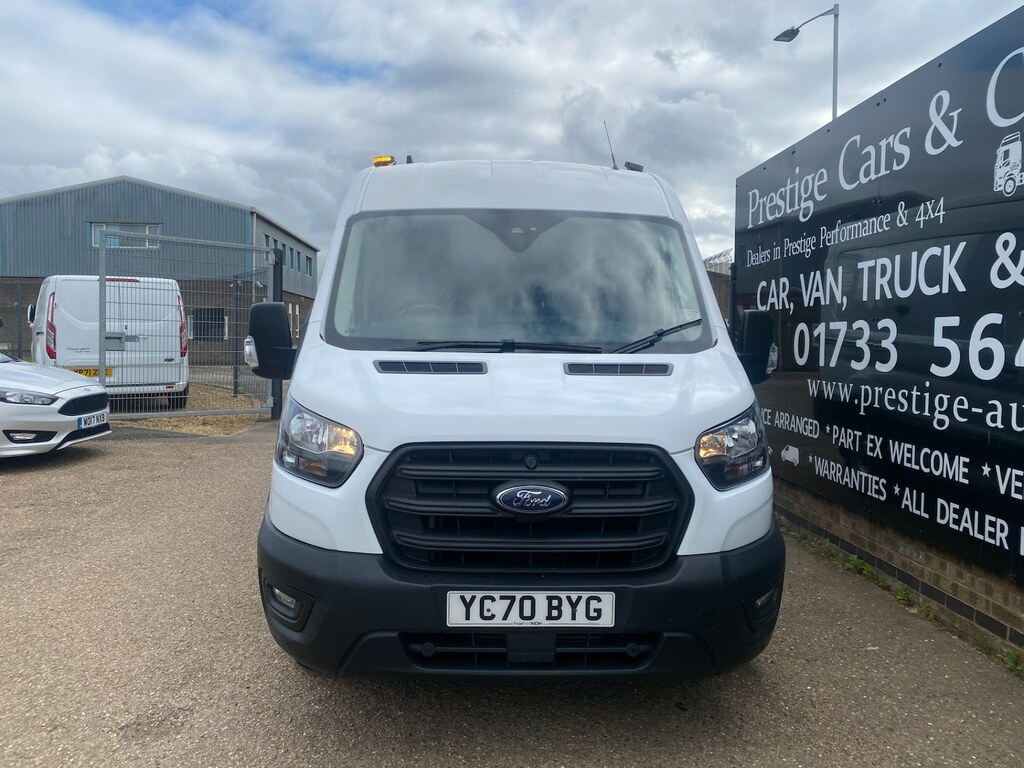 Ford Transit Custom 350 2.0 Tdci 130 Leader Awd 4X4 L2h1 Mwb Panel Van YC70BYG White #2