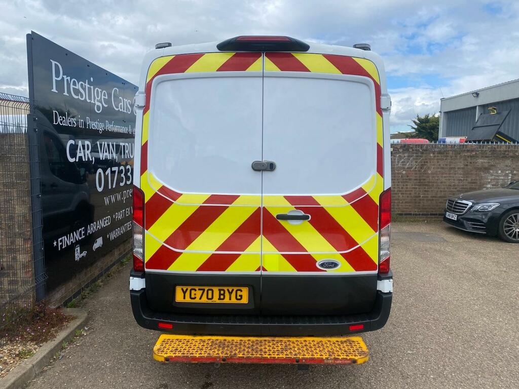 Ford Transit Custom 350 2.0 Tdci 130 Leader Awd 4X4 L2h1 Mwb Panel Van YC70BYG White #4