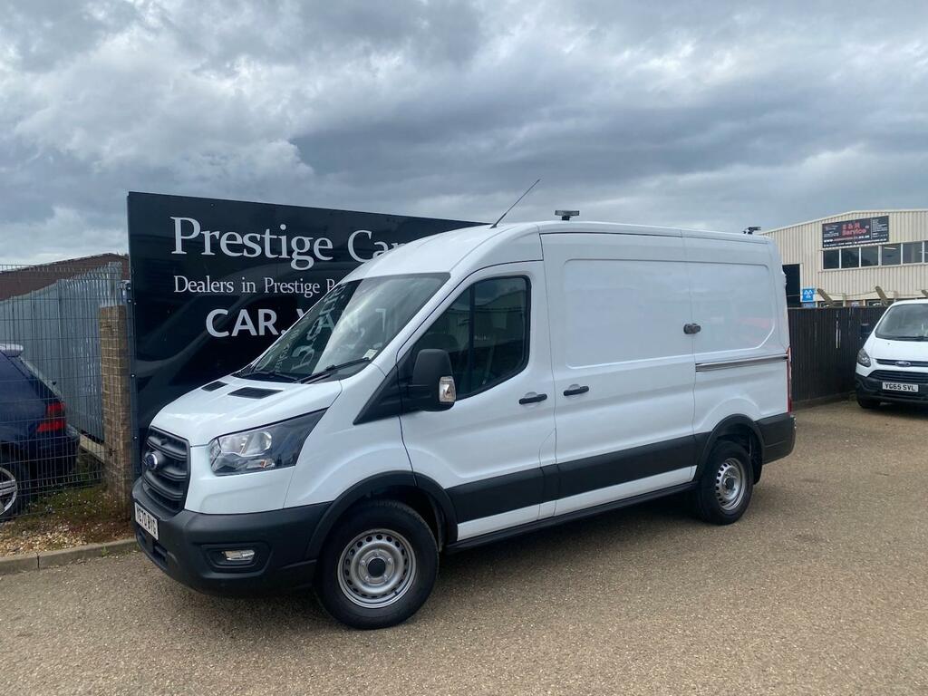 Ford Transit Custom 350 2.0 Tdci 130 Leader Awd 4X4 L2h1 Mwb Panel Van YC70BYG White #5