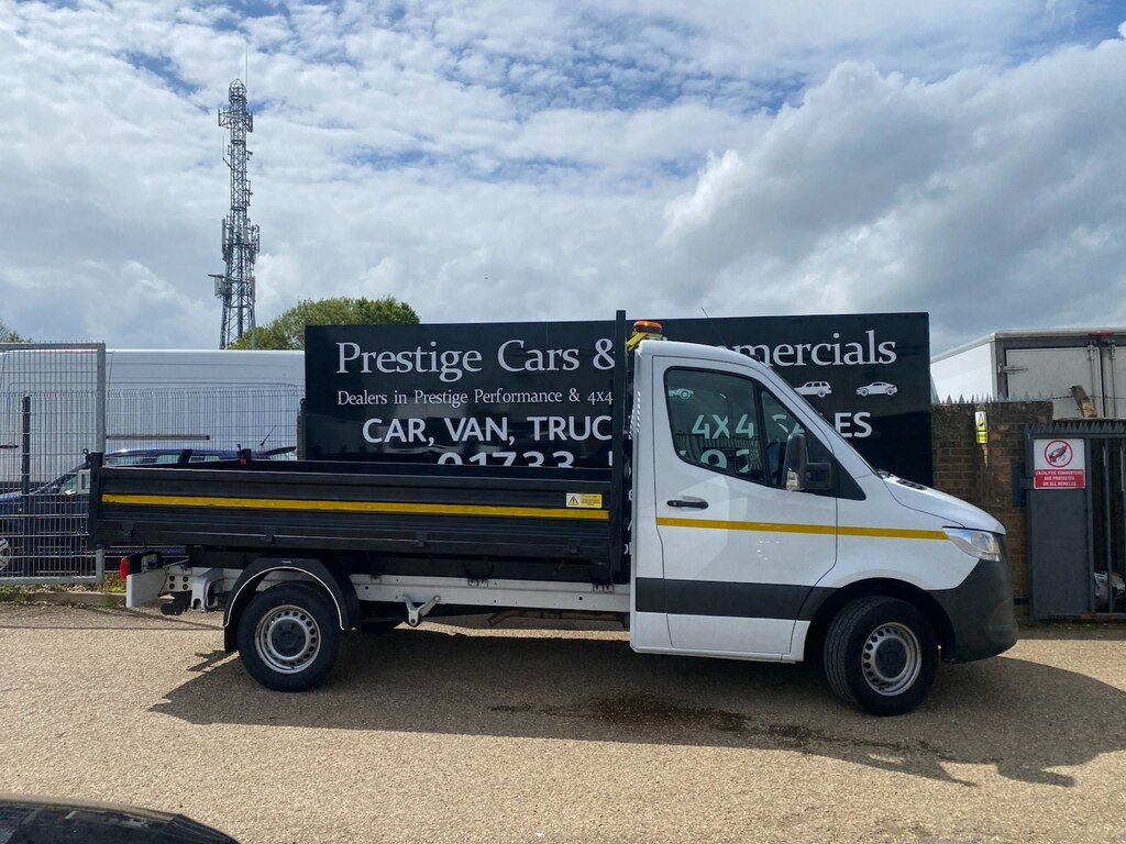 Mercedes-Benz Sprinter 315 Cdi 2.0 150 Progressive Mwb L2 Tipper Dropside KR22OYK White #3