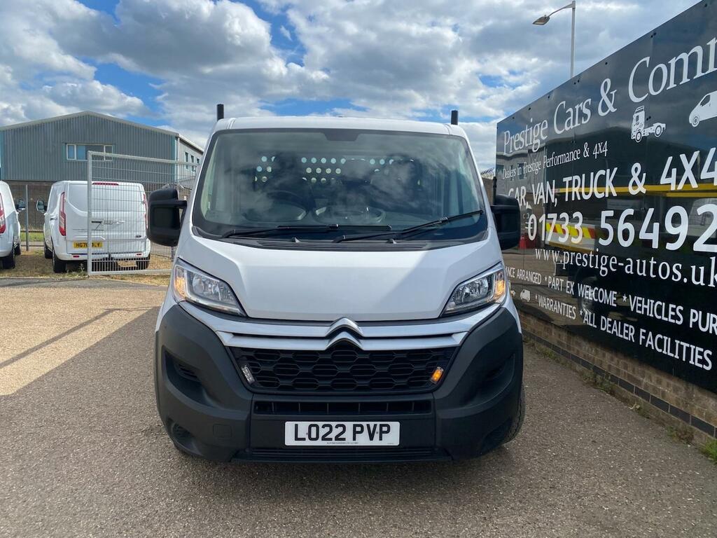 Citroen Relay 35 2.2 Bluehdi 140Ps Xlwb L4dropside Pick Up 99K LO22PVP White #2