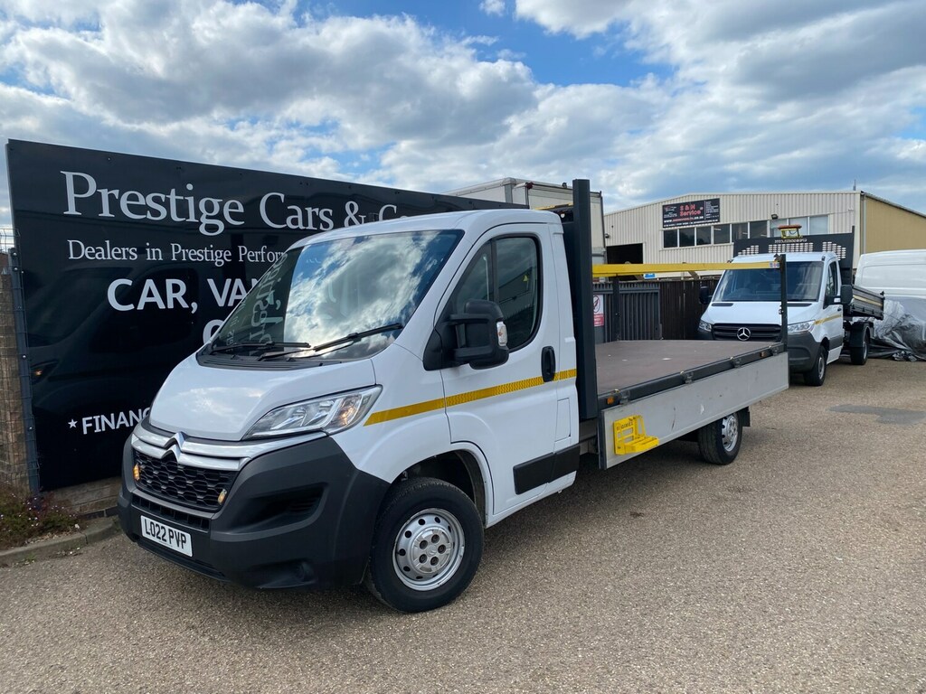 Citroen Relay 35 2.2 Bluehdi 140Ps Xlwb L4dropside Pick Up 99K LO22PVP White #5