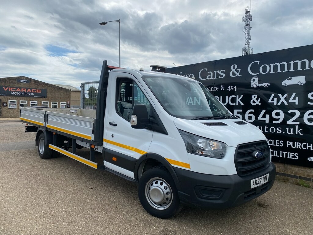 Ford Transit Custom 500 2.0 Tdci 170Ps Leader L5 Xxlwb Double Dropside White