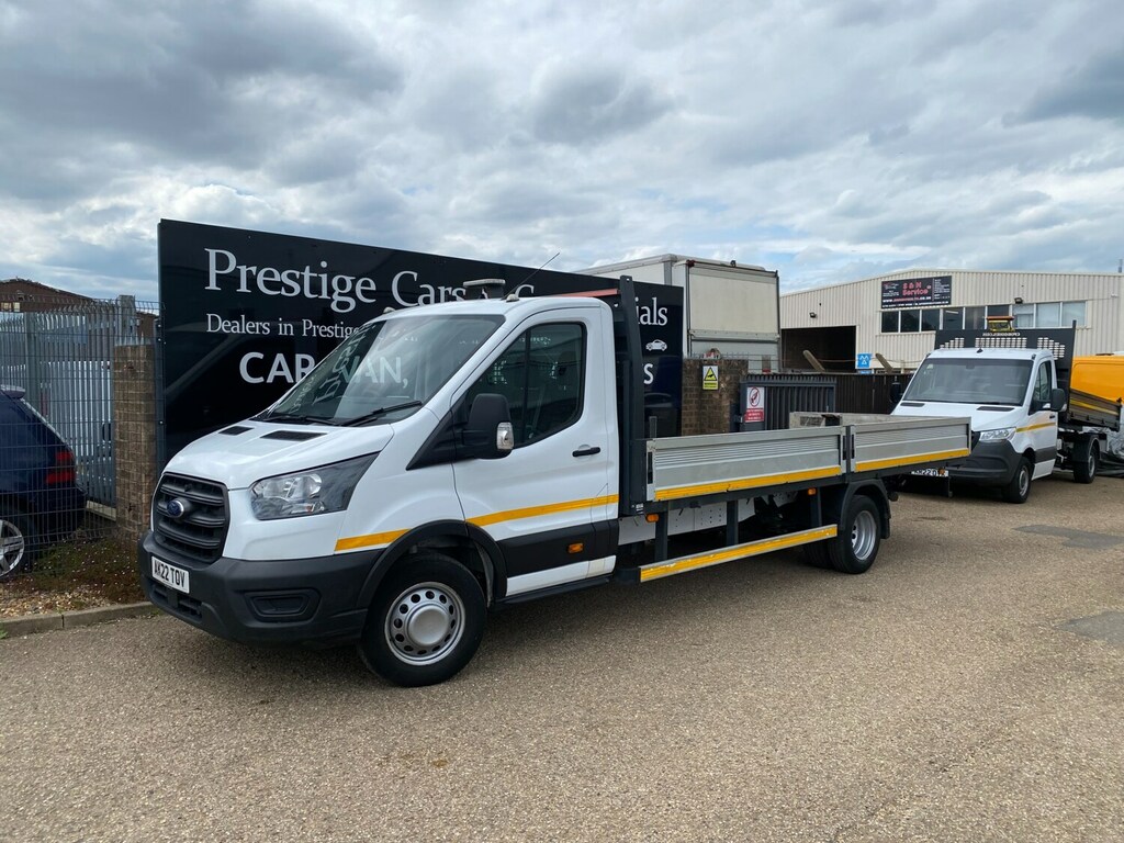 Ford Transit Custom 500 2.0 Tdci 170Ps Leader L5 Xxlwb Double Dropside AK22TOV White #5