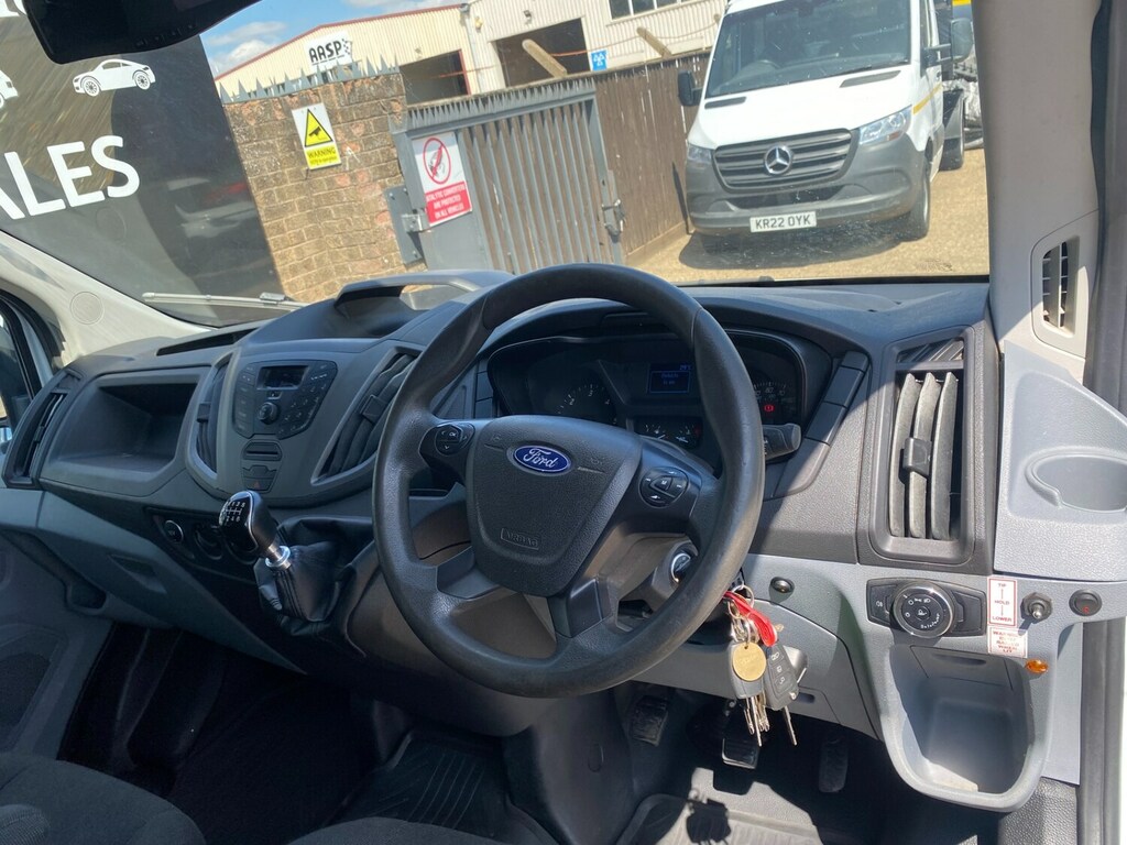 Ford Transit Custom 350 2.0 Tdci 105Ps L3 Lwb Crew Cab Caged Tipper 7 ST68ELV White #5