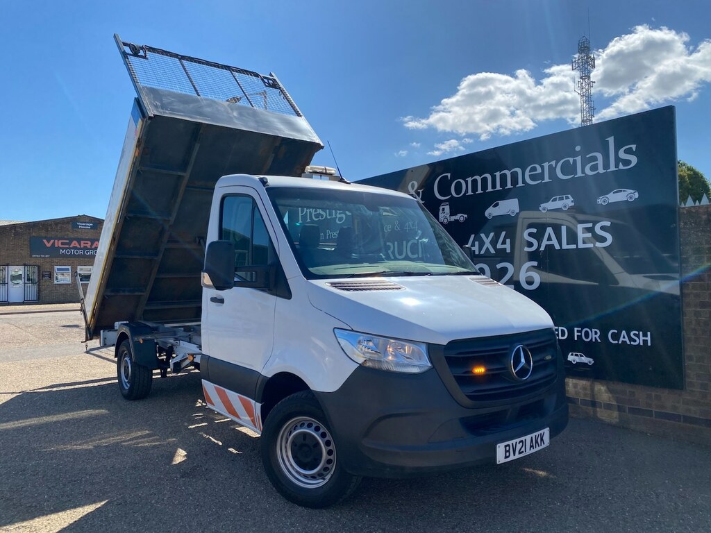 Mercedes-Benz Sprinter 316 Cdi 2.1 163 Bhp 7G-tronic Mwb Tipper White