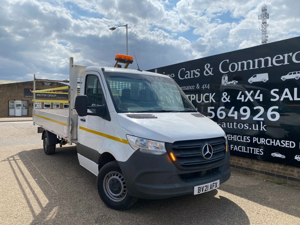 Mercedes-Benz Sprinter 315 Cdi 2.0 150 Progressive Lwb L3dropside 109K F White