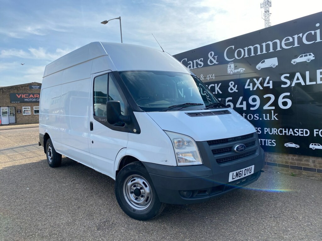 Ford Transit Custom T350 2.4 Tdci 115Ps Mk7 Lwb Hi Roof Panel Van 45K White