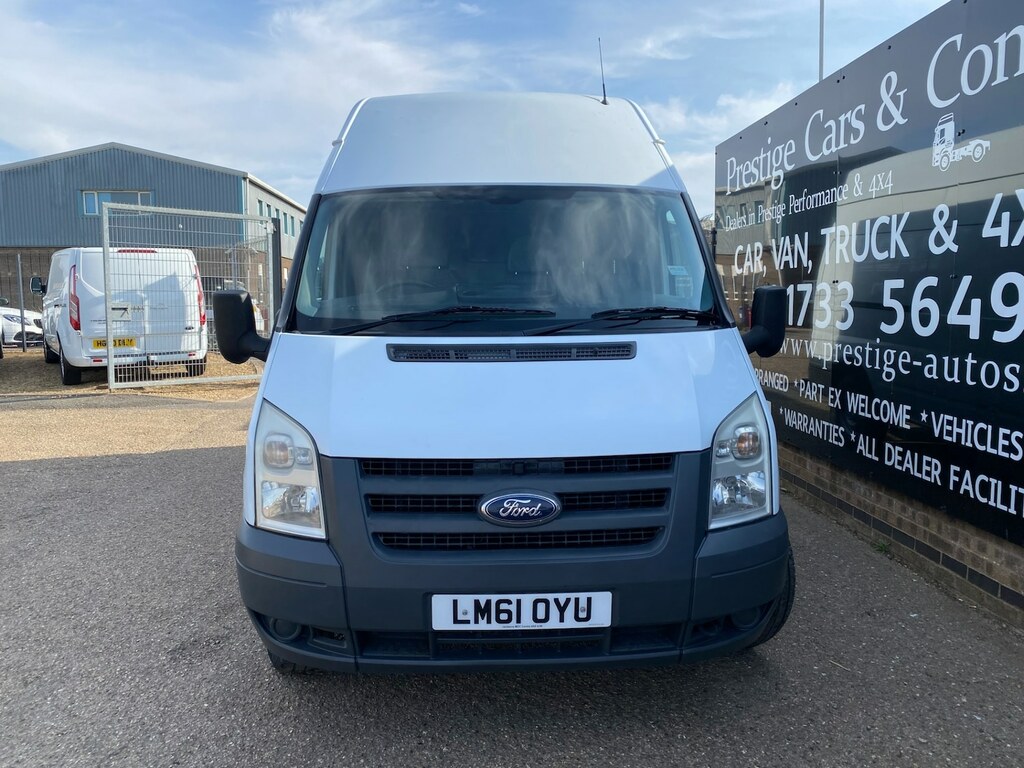 Ford Transit Custom T350 2.4 Tdci 115Ps Mk7 Lwb Hi Roof Panel Van 45K White #2