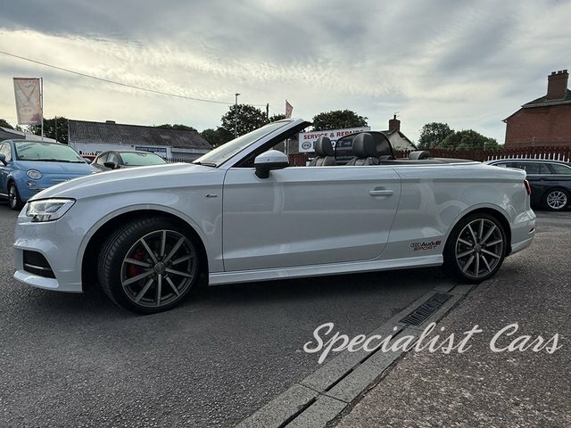 Audi A3 Cabriolet Tfsi Cod S Line White #14