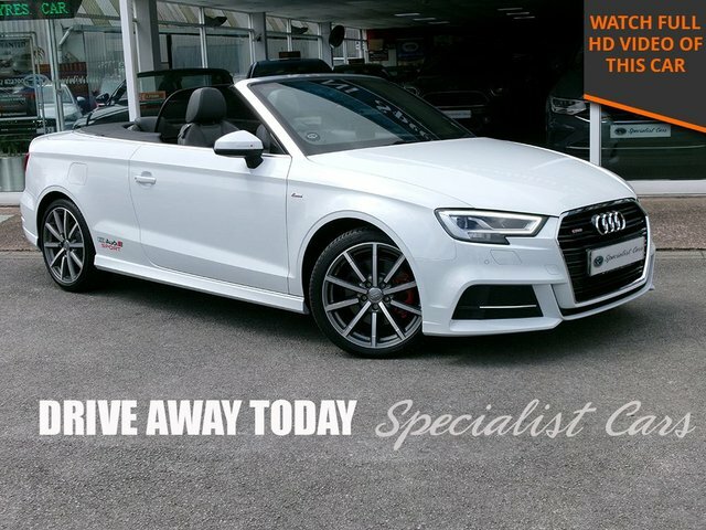Audi A3 Cabriolet 2.0 Tdi S Line Convertible Euro White