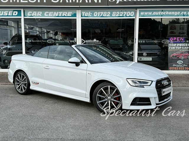 Audi A3 Cabriolet 2.0 Tdi S Line Convertible Euro White