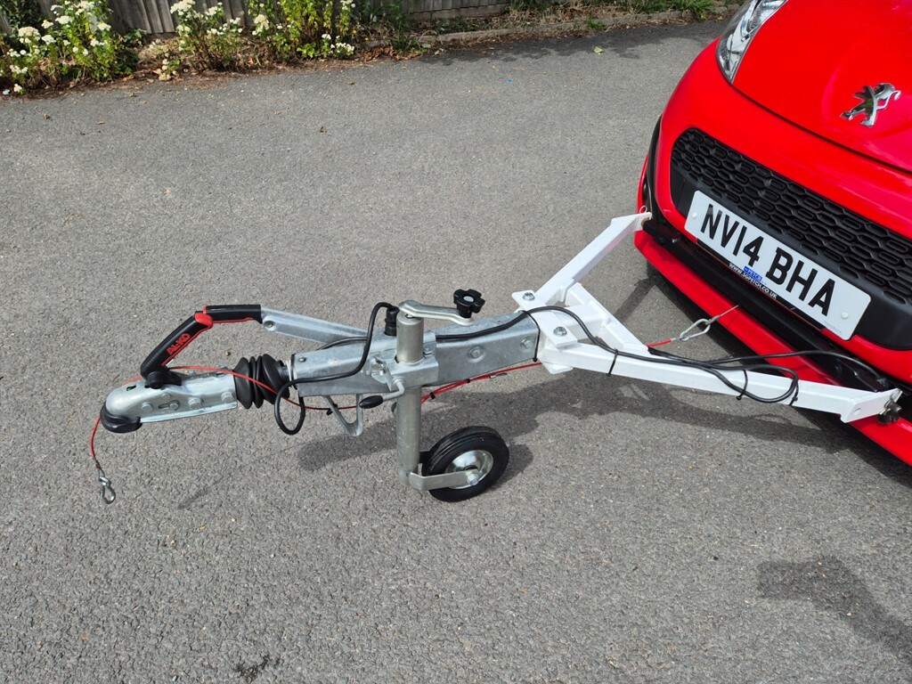 Peugeot 107 Active, Motorhome Tow Car Braked A Frame Red #3