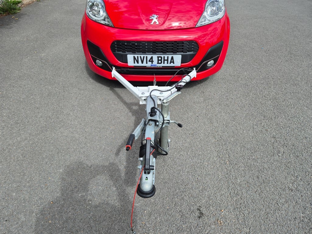 Peugeot 107 Active, Motorhome Tow Car Braked A Frame Red #4