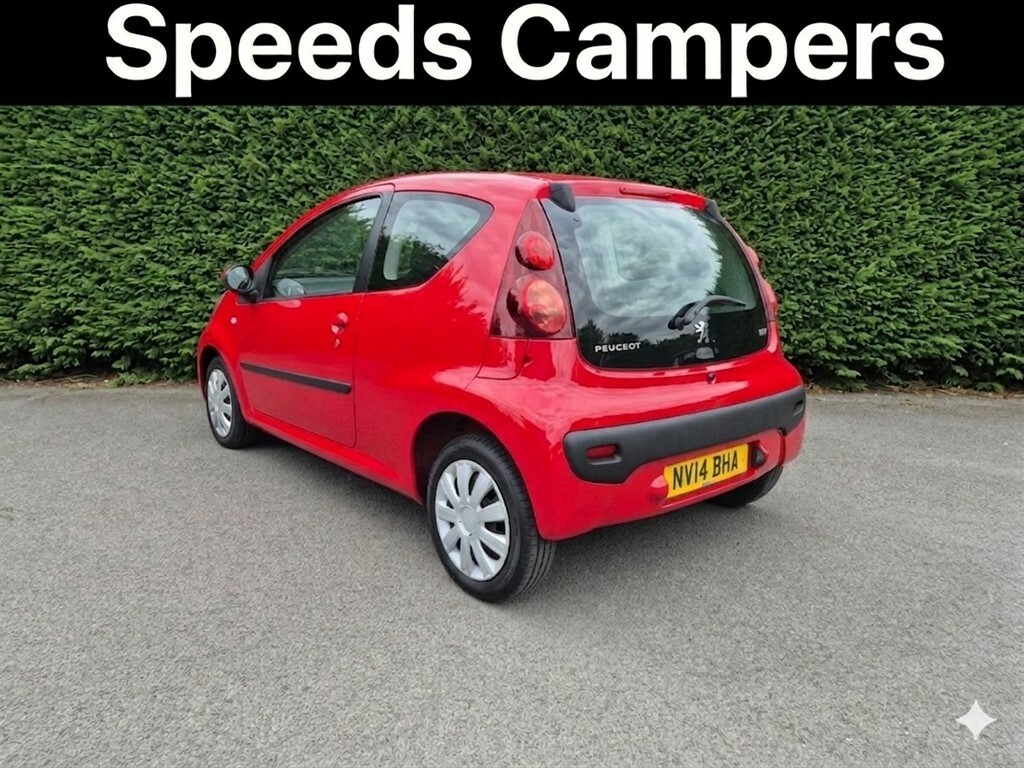 Peugeot 107 Active, Motorhome Tow Car Braked A Frame Red
