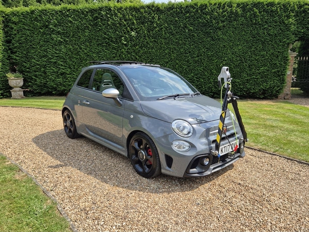 Abarth 595 Turismo Motorhome Tow Car Electronic Grey