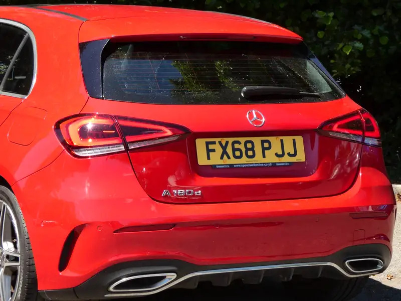 Mercedes-Benz A Class 1.5 A180d Amg Line Premium Plus 7G-dct Euro 6 S FX68PJJ Red #4
