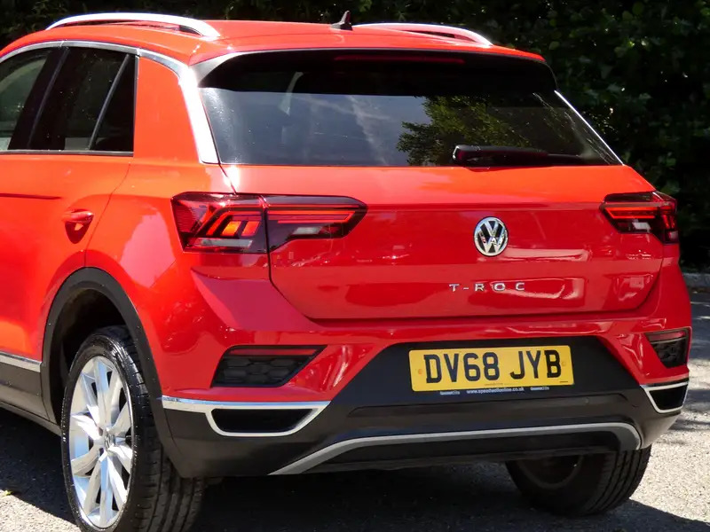 Volkswagen T-Roc 1.6 Tdi Sel Euro 6 Ss DV68JYB Red #3