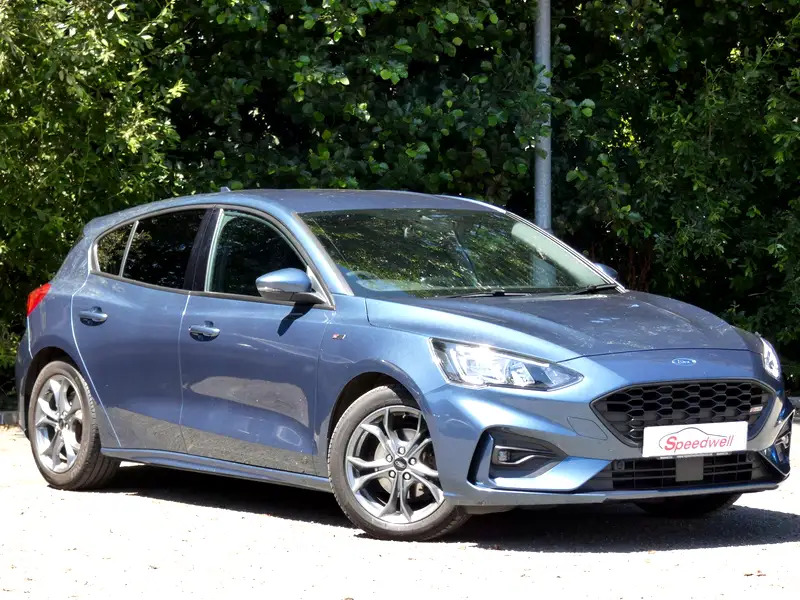 Ford Focus 1.0T Ecoboost St-line Euro 6 Ss MW20EVN Blue #4