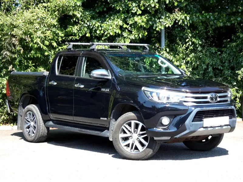 Toyota HILUX 2.4 D-4d Invincible 4Wd Euro 6 Ss Tss Black #3