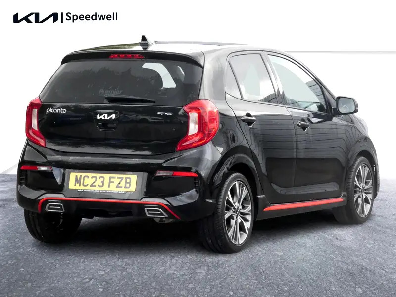 Kia Picanto 1.0 Dpi Gt-line Euro 6 Ss MC23FZB Black #4